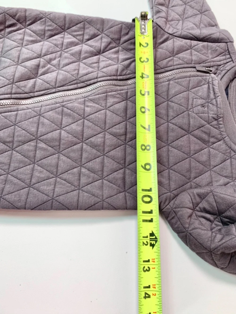 Cat & Jack 18M One Piece Quilted Moto Zippered Dark Grey Romper Cozy Cabincore
